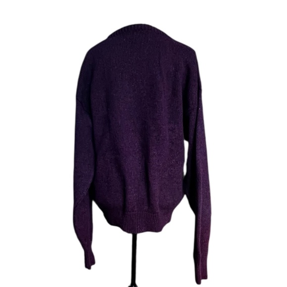 Vintage Eddie Bauer Wool Blend Sweater Plum Purple Pre-owned - Picture 3 of 7